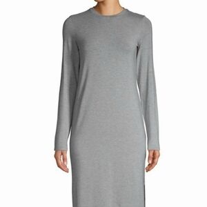 Vince Classic Gray Long Sleeve Dress